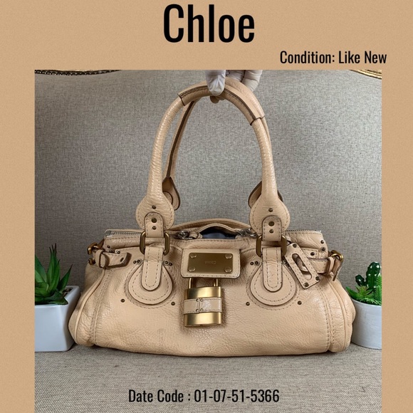 Chloe Handbags - Chloe shoulder Bag paddington leather beige tote